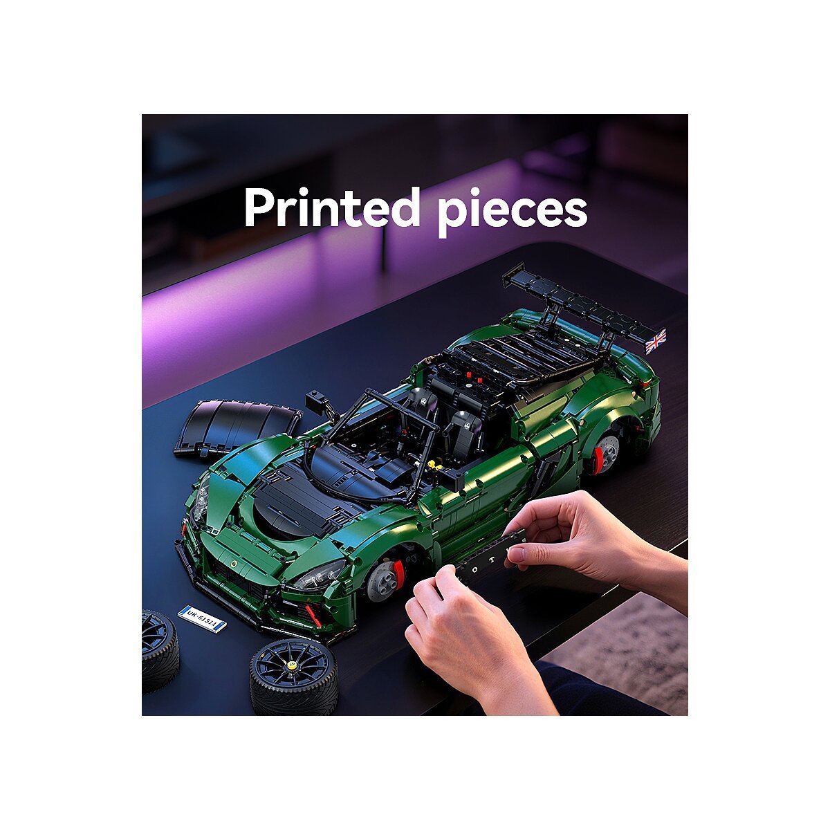 JAMARA CaDA Lotus Exige Cup 430 1:8 grün Bricks ab 14 Jahren