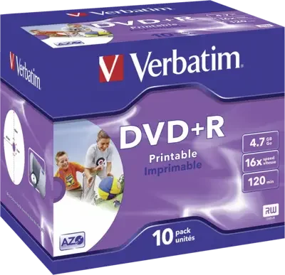 Verbatim_DVD+R_4,7GB_16X_10er_JC_Printable