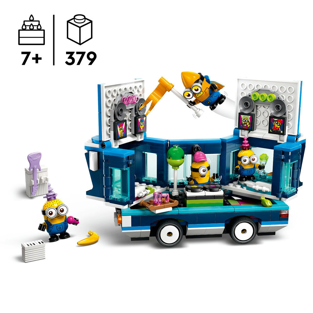 LEGO® Minions und der Party Bus 75581 Maschine, Rad, Spielzeug