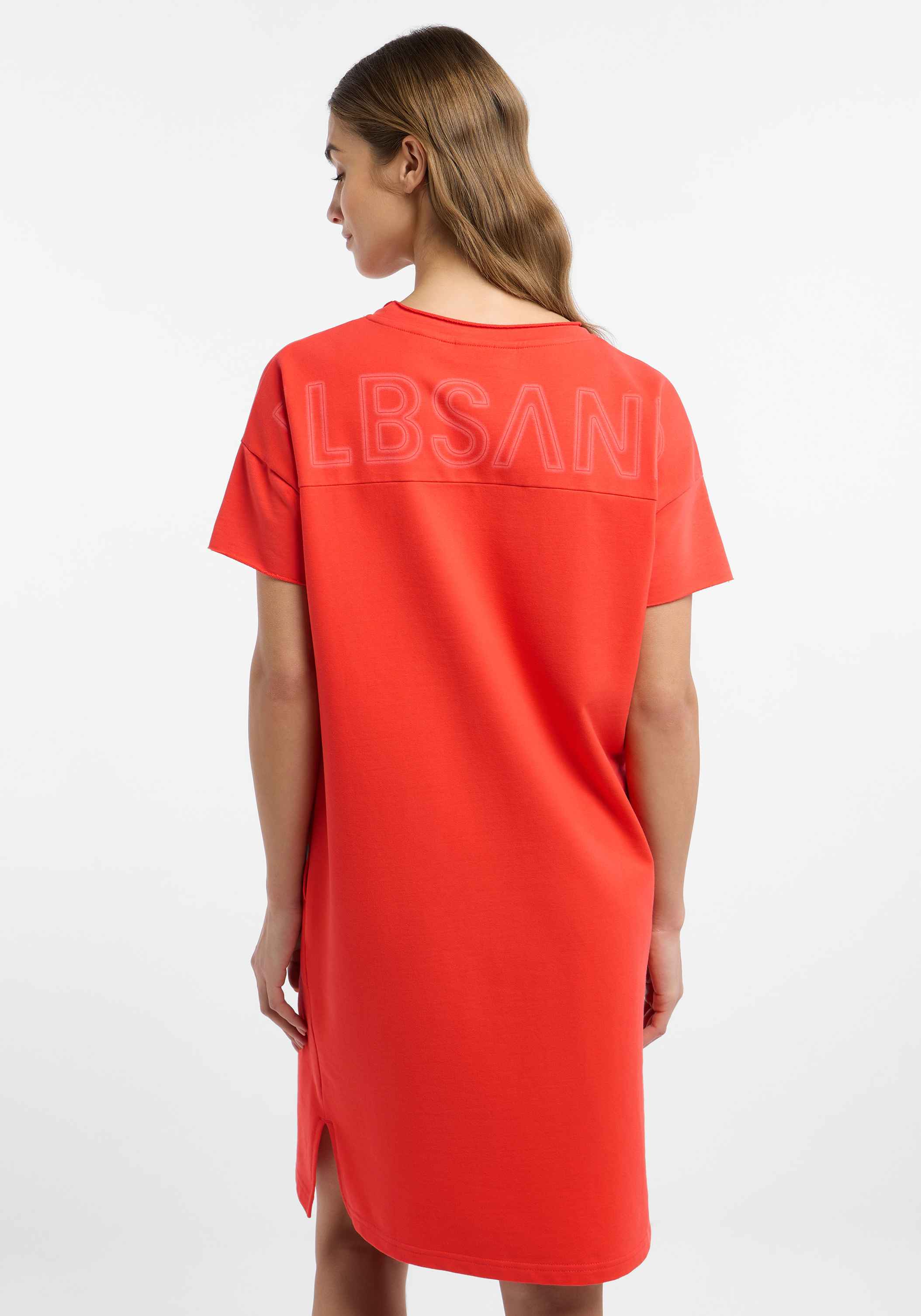 Elbsand Telma Sweatkleid in Rot, Produktfoto 5.