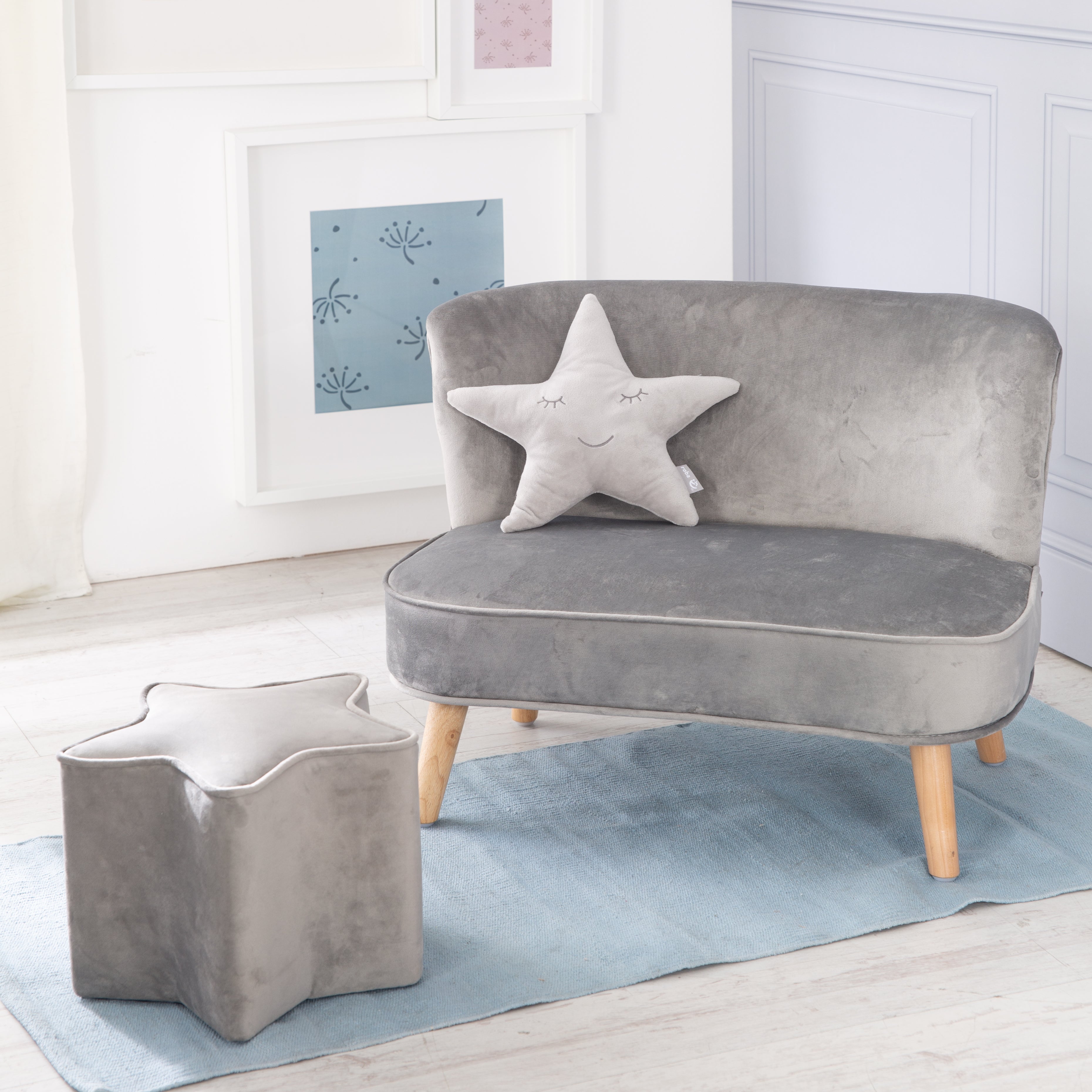 Roba 230S08M3 Lil Sofa Set mittel roba Style grau – Spielmöbel - Bild 2 Roba 230S08M3 Lil Sofa Set mittel roba Style grau – Spielmöbel - Produktbild 2
