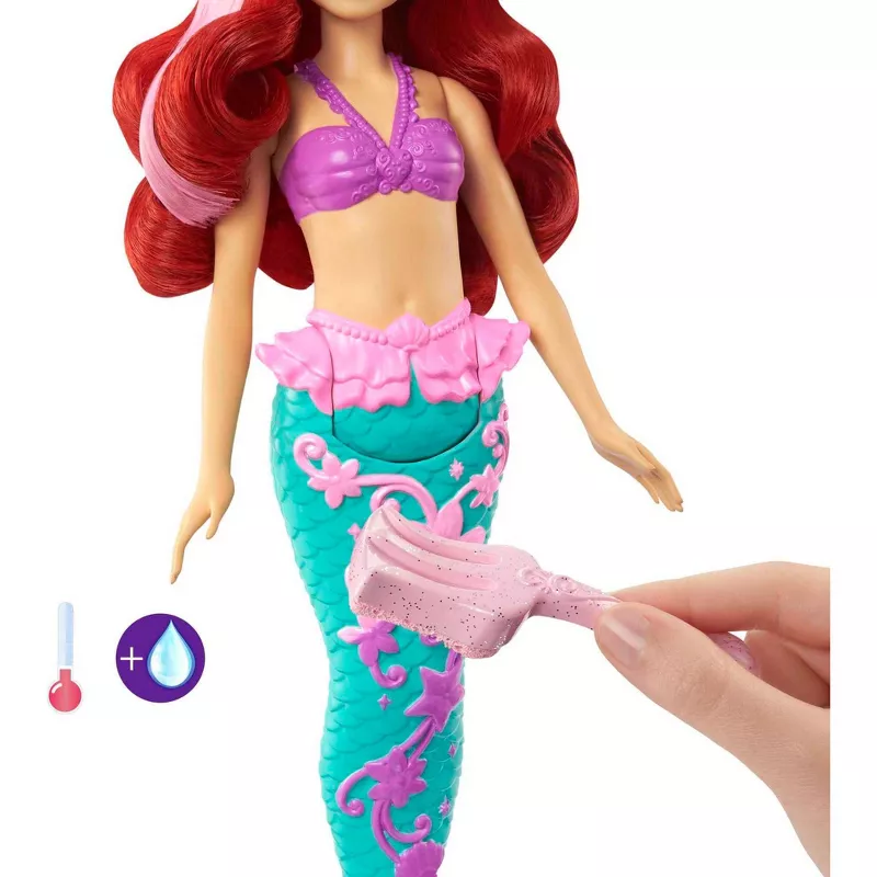 Princess Ariel Mermaid Color Splash Puppen Disney HLW00