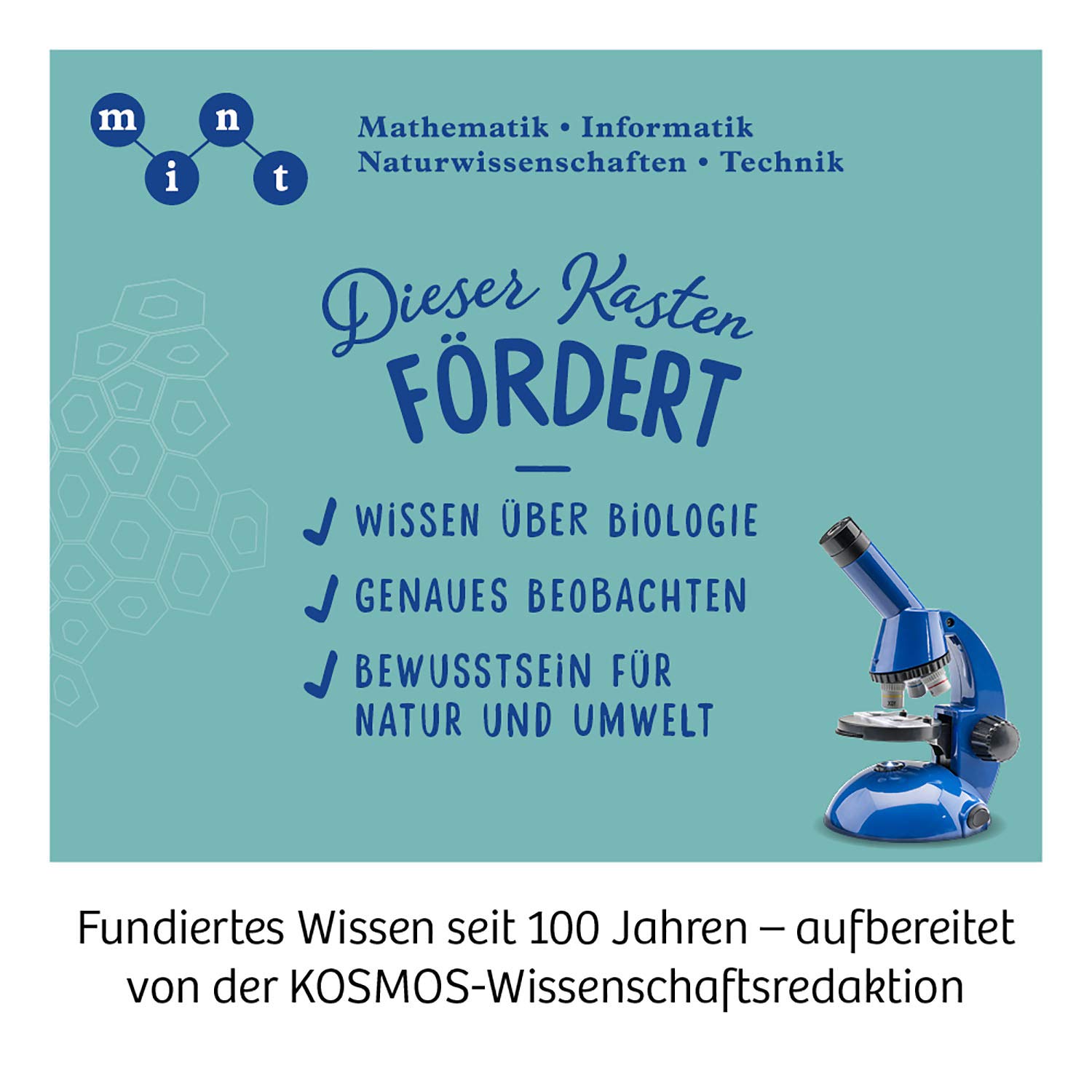 Kosmos Entdecker-Mikroskop - Spannendes Mikroskopie-Set Für Junge Naturforscher Ab 8 Jahren 636050 Werbung, Plakat