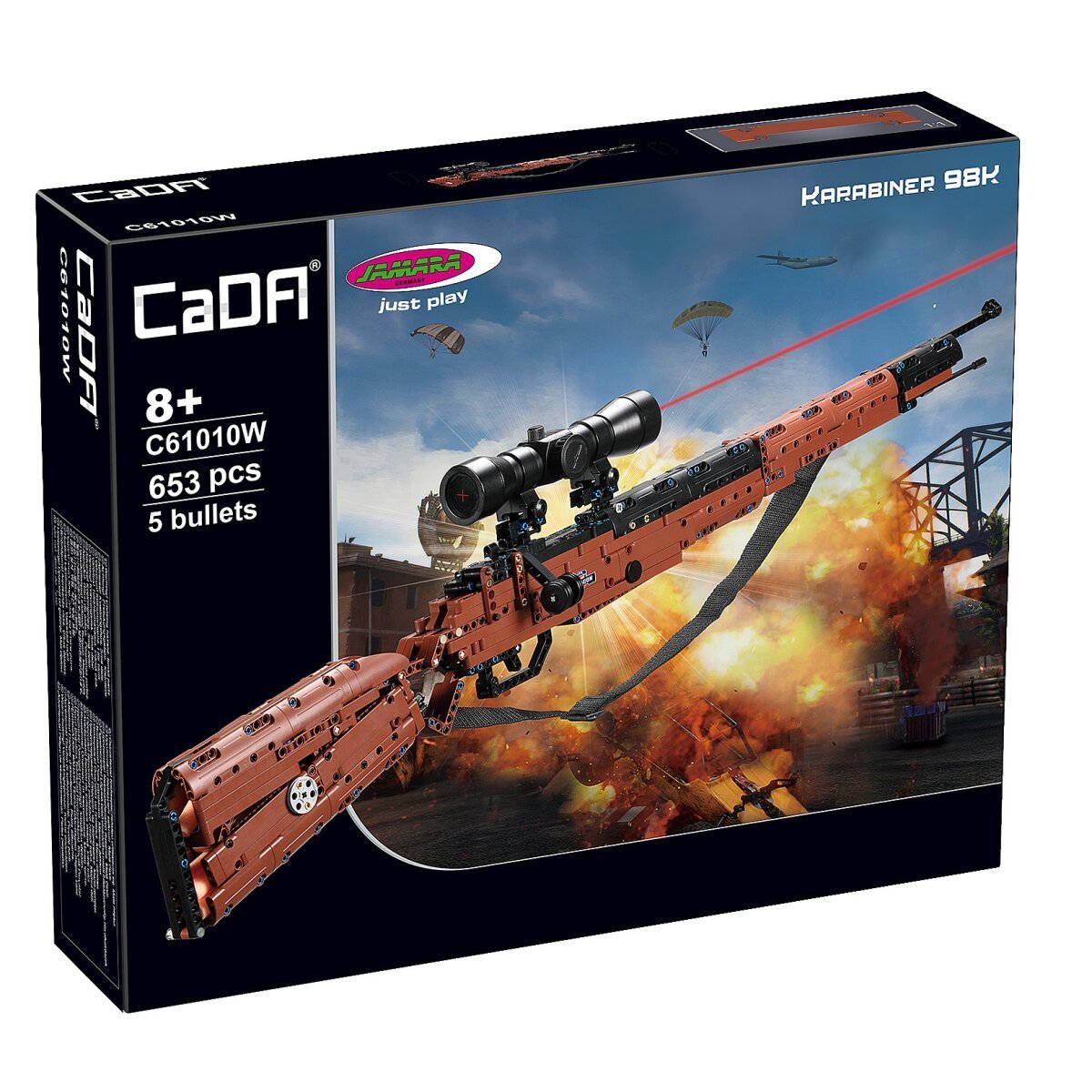 JAMARA CaDA Karabiner 98K braun 1:2 Bricks ab 8 Jahren JAMARA CaDA Karabiner 98K braun 1:2 Bricks ab 8 Jahren