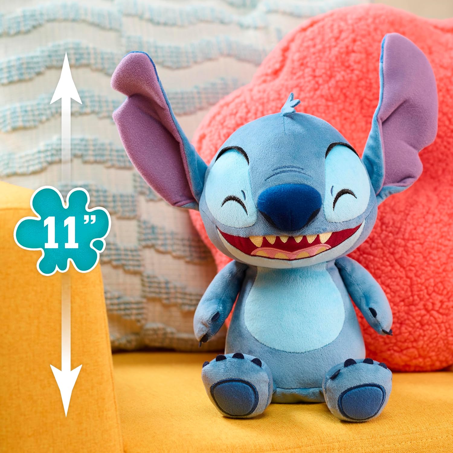 Disney Stitch Crack Me Up Feature Plush Disney Stitch Crack Me Up Feature Plush