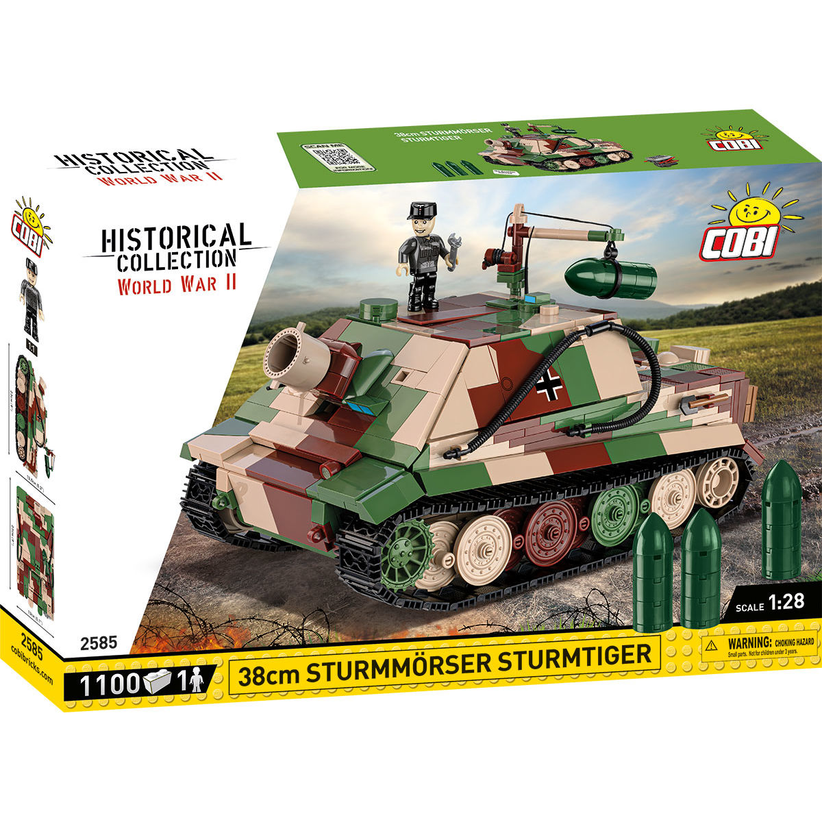 COBI 2585 - 38 CM Sturmmörser Sturmtiger COBI 2585 - 38 CM Sturmmörser Sturmtiger