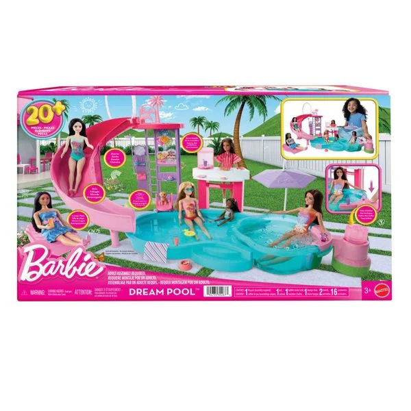 Barbie® Traumpool Spielset mit Rutsche Barbie® Traumpool Spielset mit Rutsche