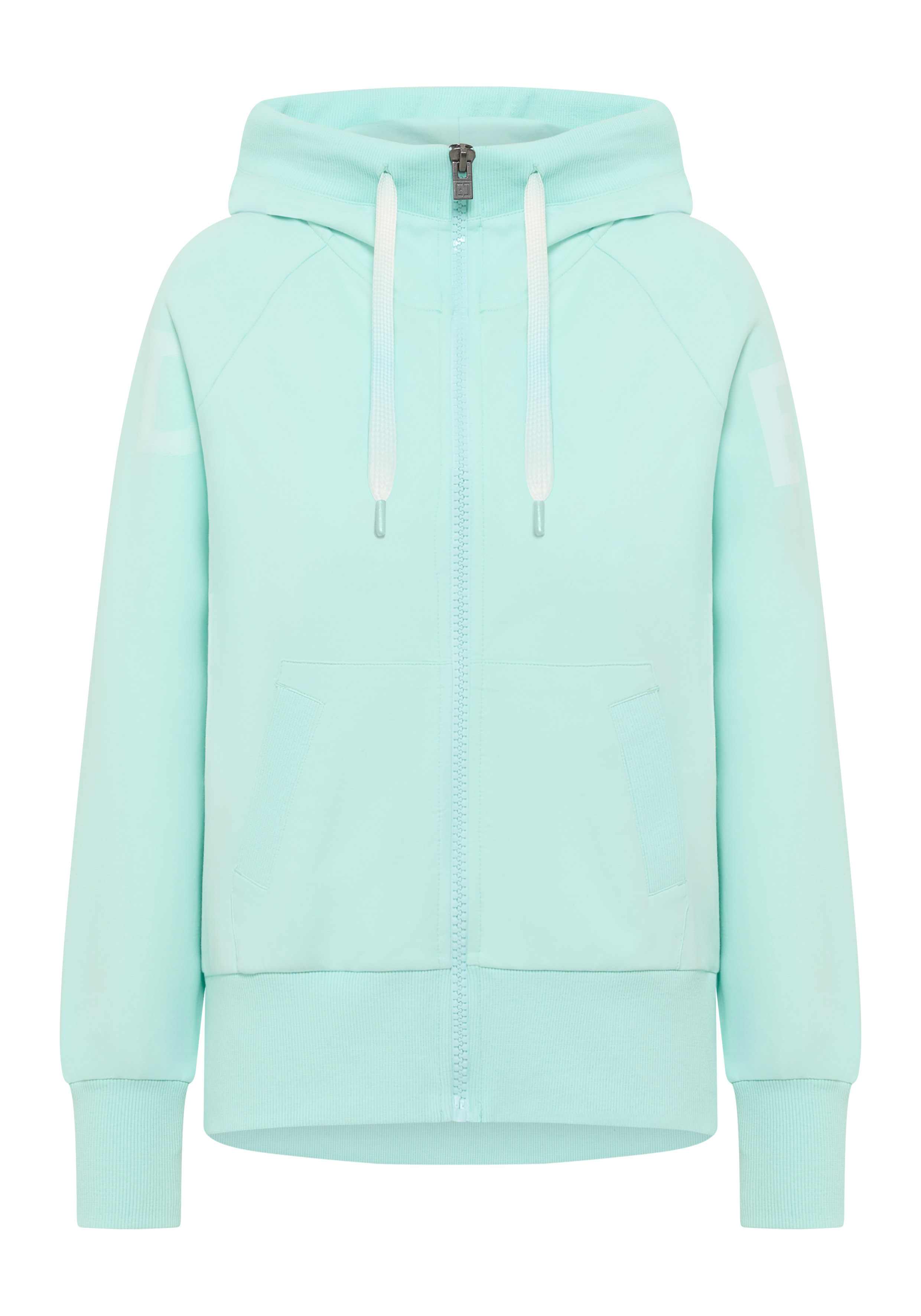 Elbsand Kala Sweatjacke in Mintgrün, Produktfoto 1.