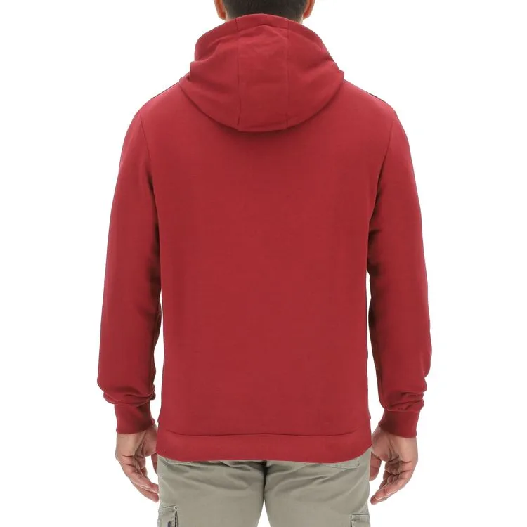 JEEP Herren Hoodie O103279RT - Dunkelrot mit großem Stern-Print GR. XXL JEEP Herren Hoodie O103279RT - Dunkelrot mit großem Stern-Print GR. XXL