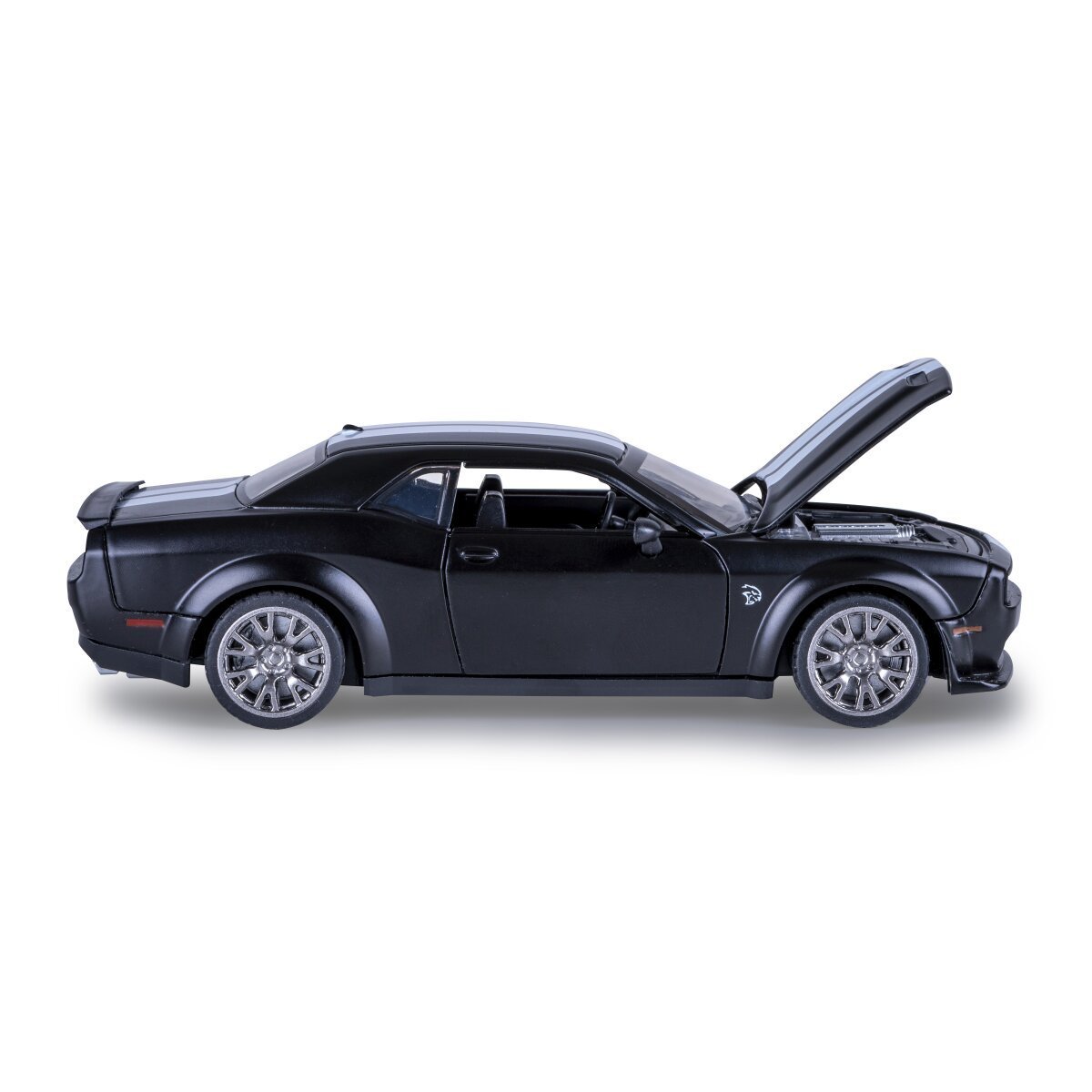 JAMARA Dodge Challenger SRT Jailbreak Diecast 1:36 schwarz 2in1 ab 3 Jahren JAMARA Dodge Challenger SRT Jailbreak Diecast 1:36 schwarz 2in1 ab 3 Jahren
