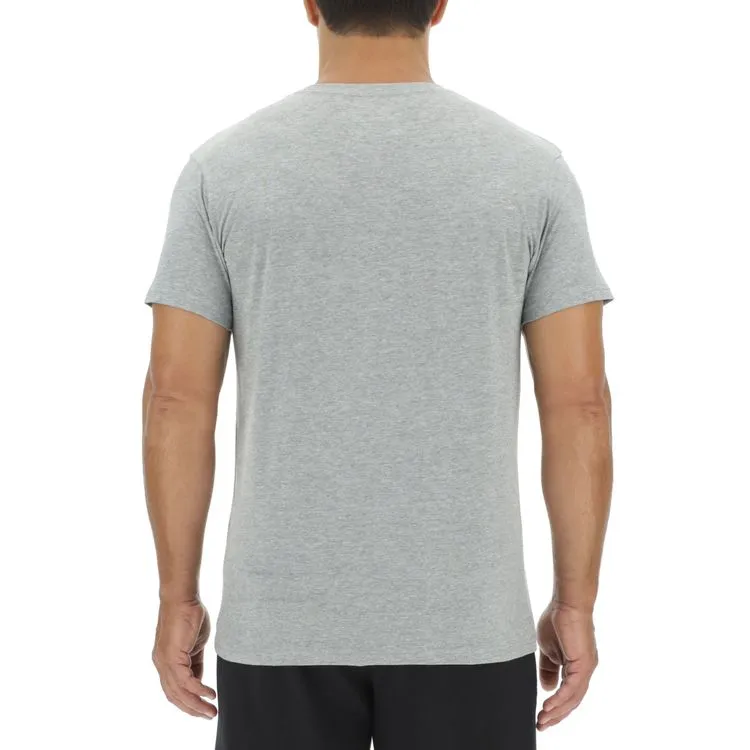 JEEP Herren T-Shirt O103218GR - Grau mit großem Jeep-Logo GR. XXL