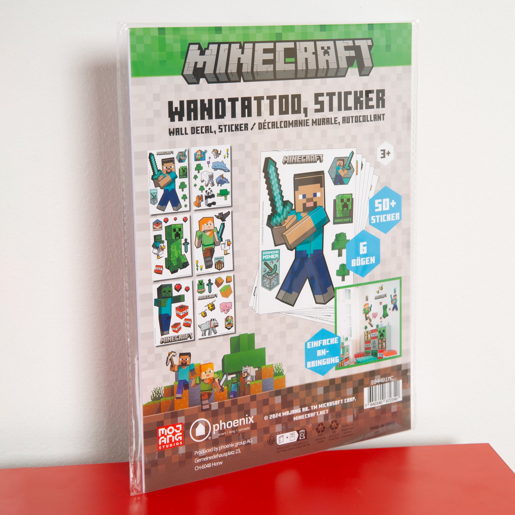 Roba 884401MC WANDTATTOOS, STICKER MINECRAFT-CHARAKTER – Sonstiges - Bild 8 Roba 884401MC WANDTATTOOS, STICKER MINECRAFT-CHARAKTER – Sonstiges - Produktbild 8