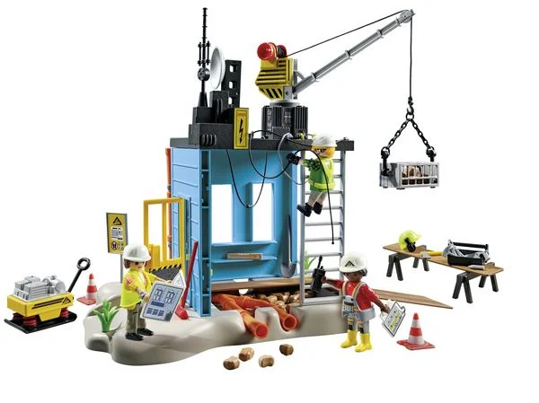 Playmobil 71650 ACT!ON HEROES - Baustelle mit Elektroniker & Seilwinde Playmobil 71650 ACT!ON HEROES - Baustelle mit Elektroniker & Seilwinde