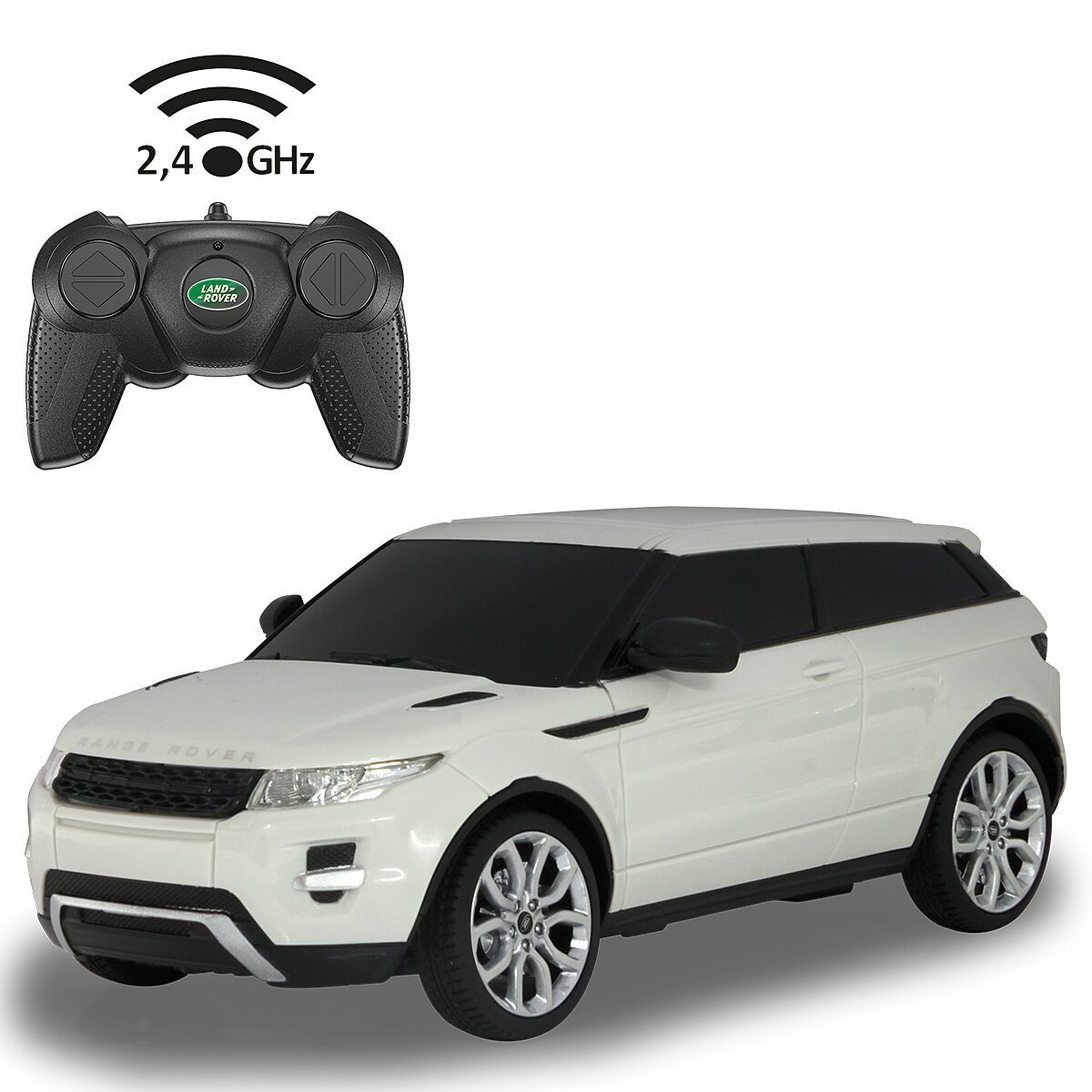 JAMARA Range Rover Evoque 1:24 weiss 2,4GHz ab 6 Jahren
