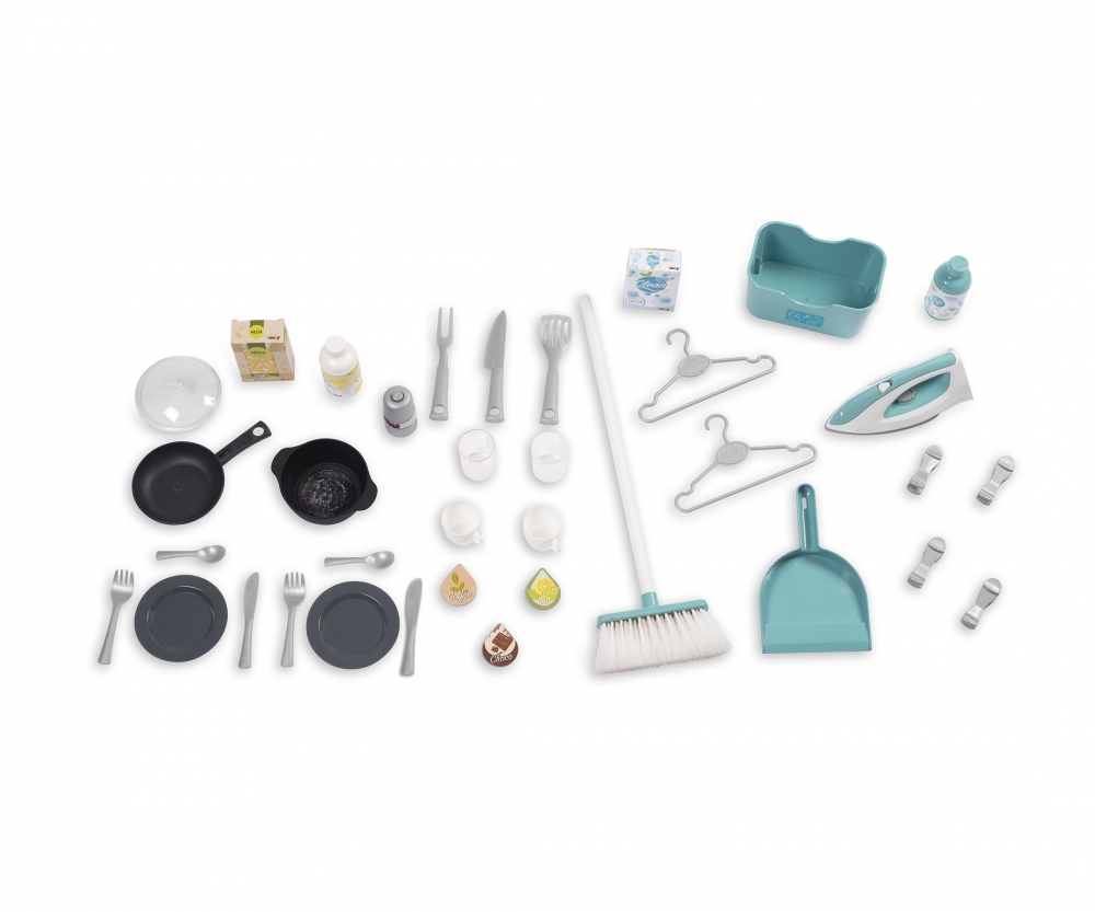 Smoby Tefal Spielküche Studio + Waschsalon