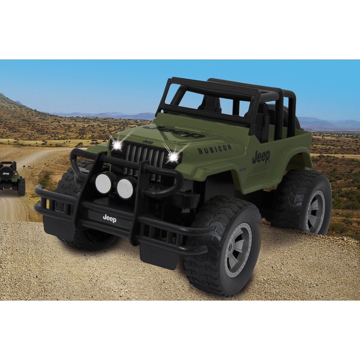 JAMARA Jeep Wrangler Rubicon 1:14 olivgrün 2,4GHz ab 6 Jahren