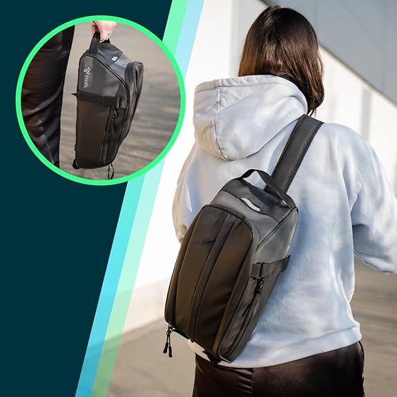 TWIRL 123202 – Gepäckträgertasche CARRY ED 6 L Schwarz/Grau