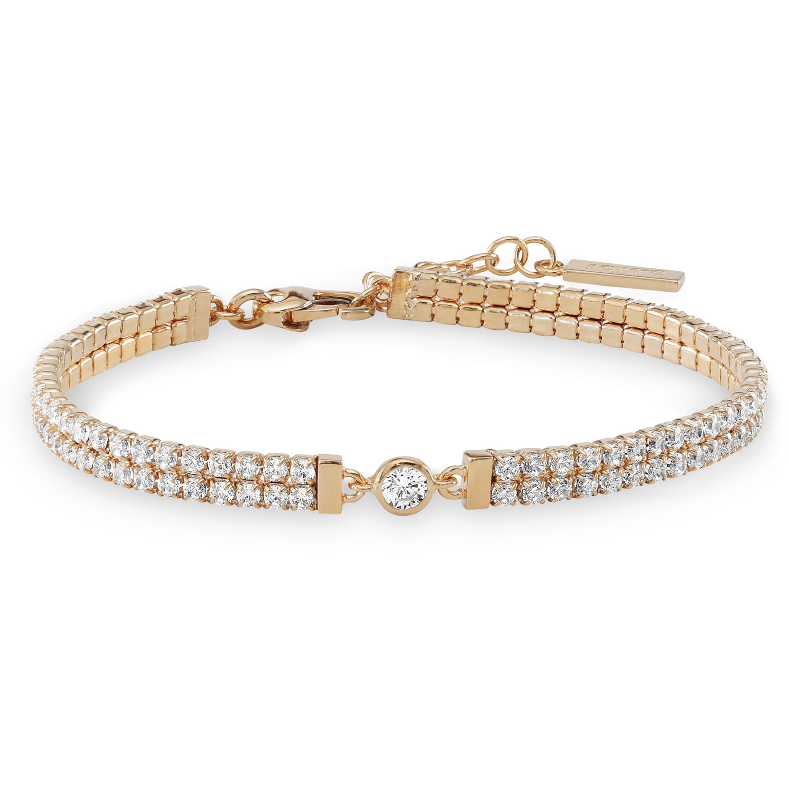 JETTE S.88301188 ARMBAND GOLD SILBER ZIRKONIA JETTE S.88301188 ARMBAND GOLD SILBER ZIRKONIA