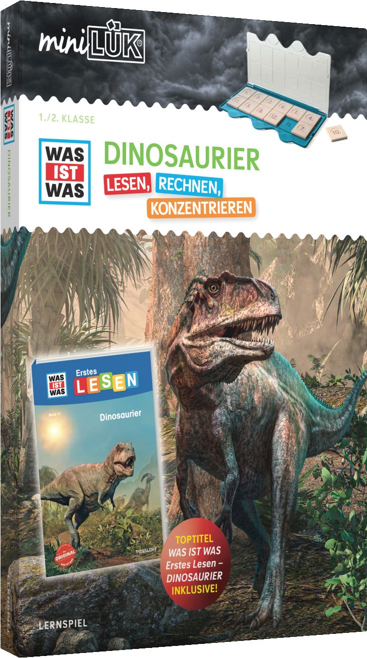 miniLÜK-Set WAS IST WAS Dinosaurier Tier, Dinosaurier, Reptil, T-Rex