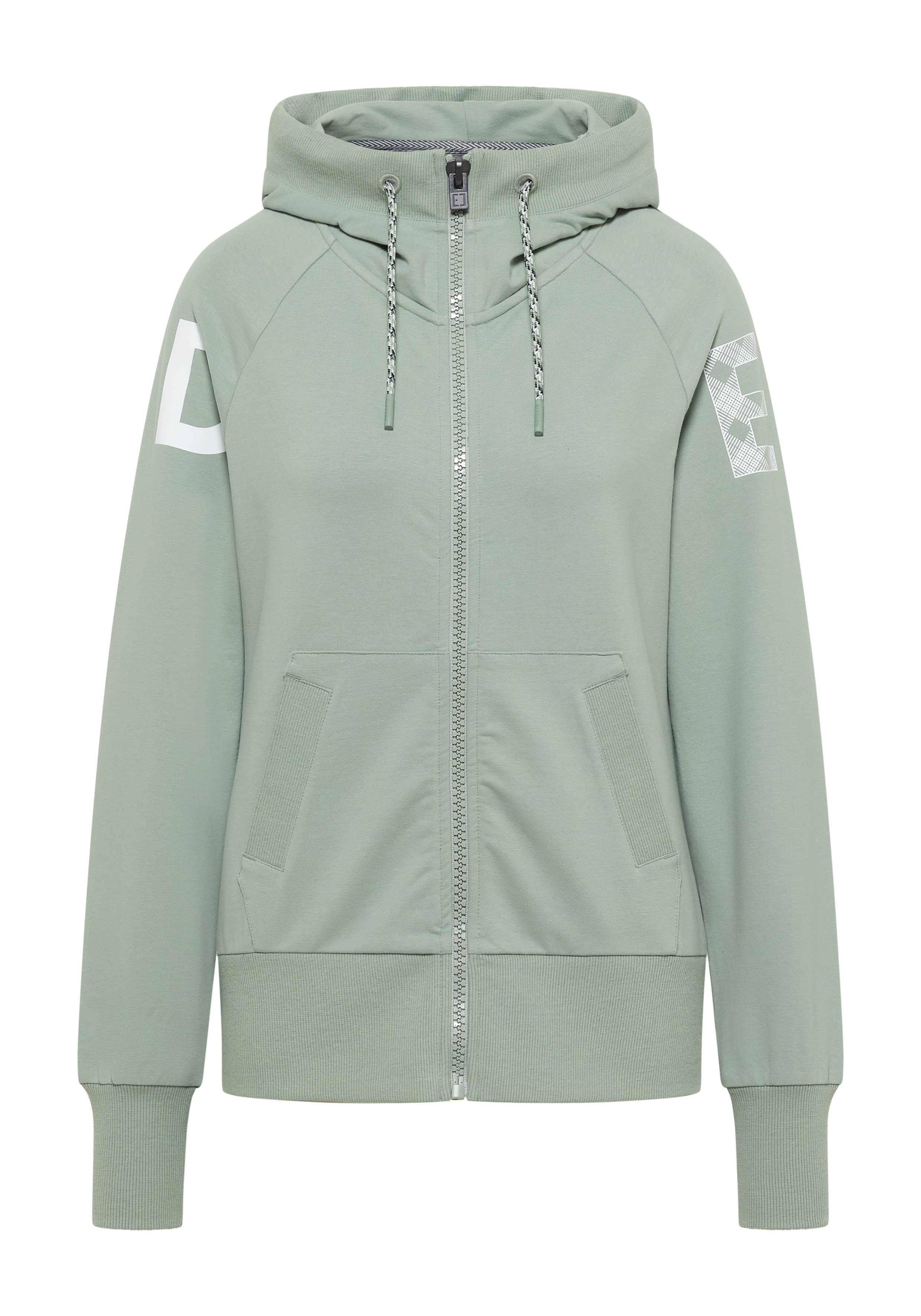 Elbsand Katri Sweatjacke in Silt Grün