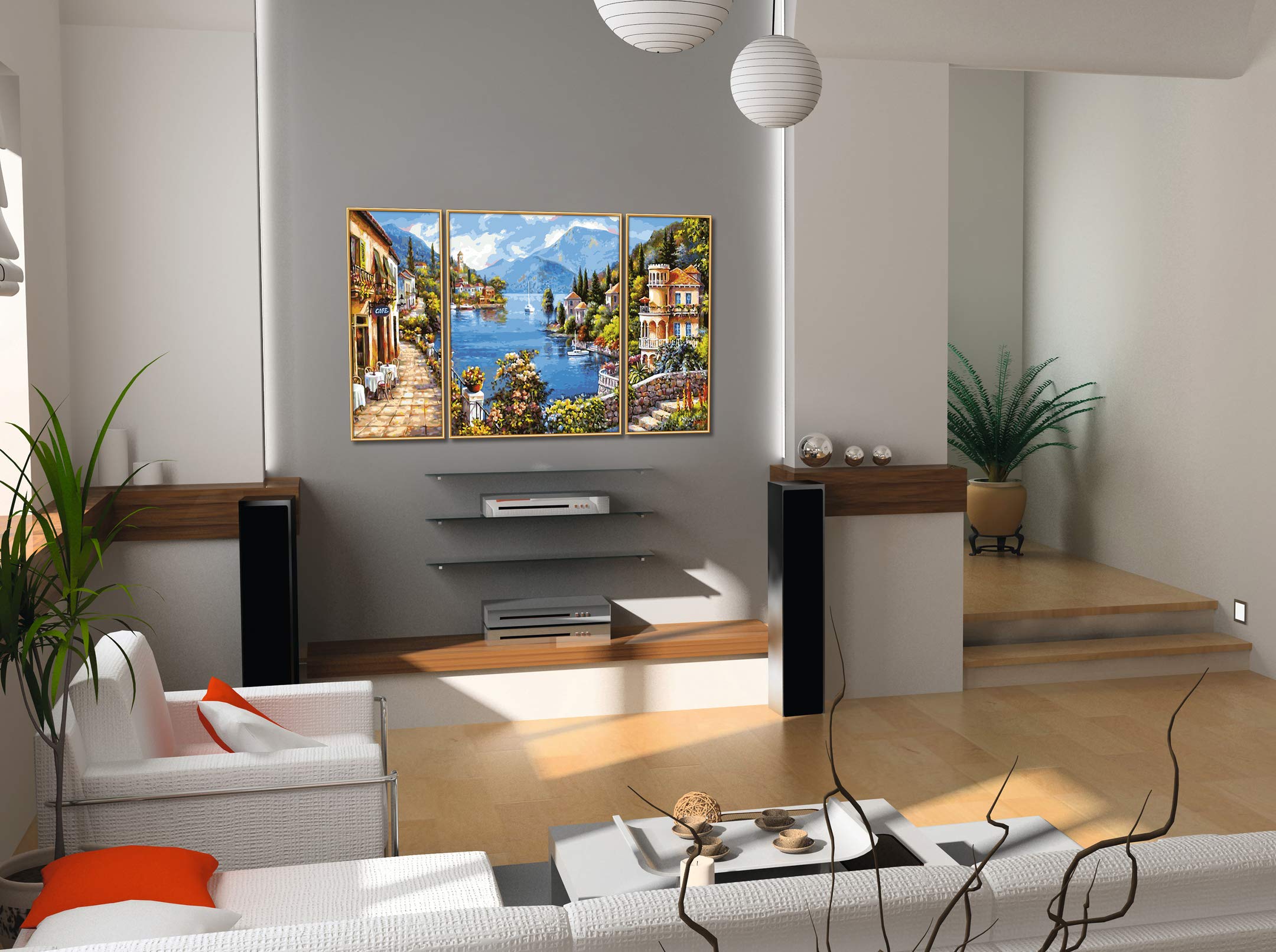 Innenarchitektur, Wohnzimmer, Tabelle, Dekoration für Zuhause, Sprecher