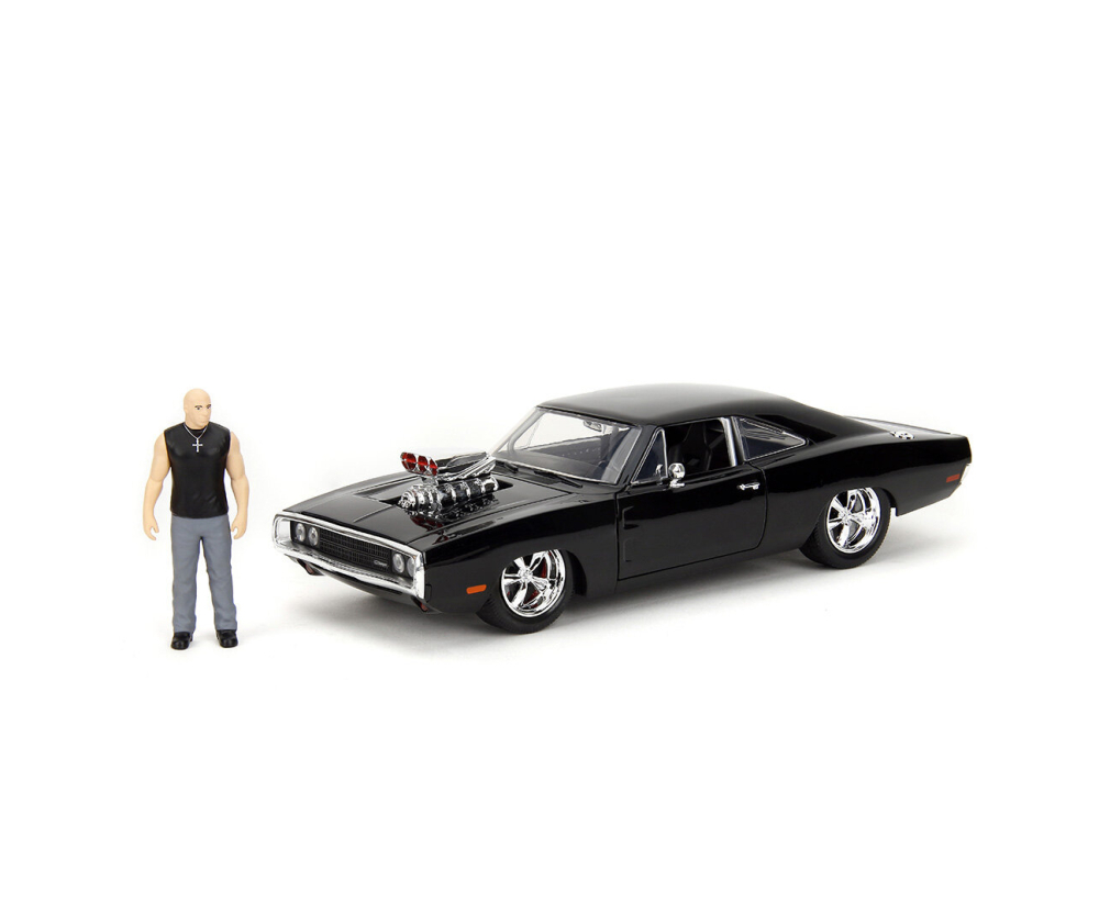 Jada Fast&Furious 1970 Dodge Charger+Fig.1:24 Jada Fast&Furious 1970 Dodge Charger+Fig.1:24
