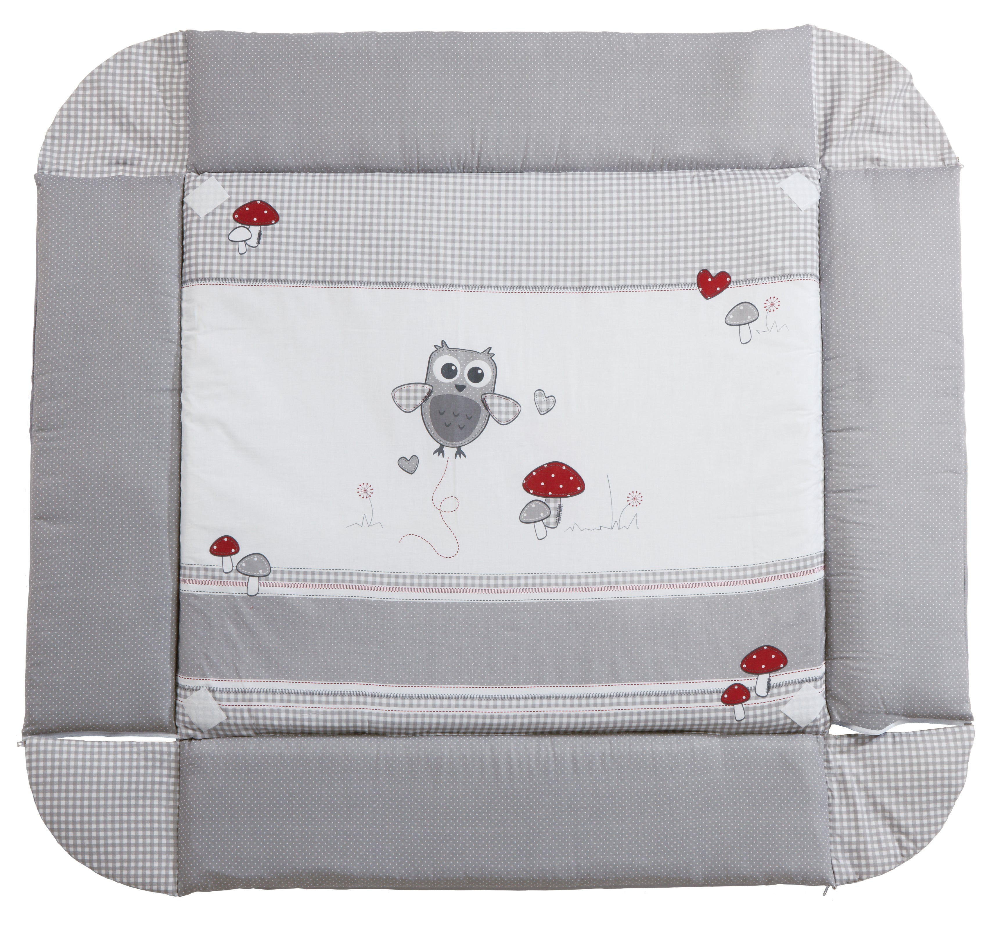 Roba 75001S148 Baby Nest mit Spielbogen Adam & Eule grau – Babynester - Bild 4 Roba 75001S148 Baby Nest mit Spielbogen Adam & Eule grau – Babynester - Produktbild 4