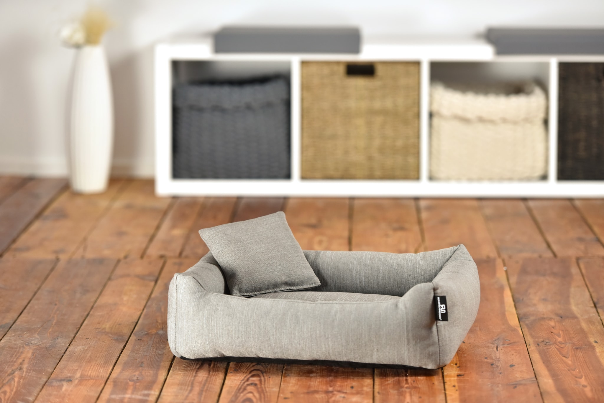 Rohrschneider – RS 22249 – Kuschelsofa Gr.1 grau recycelt – Grau – Haustiermöbel