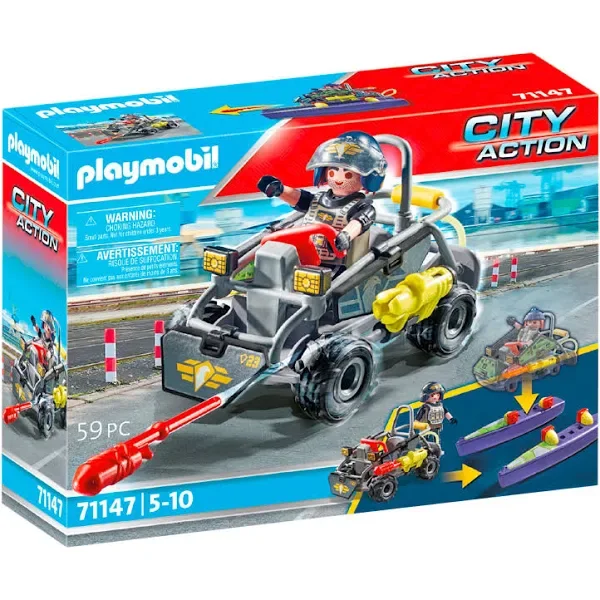 PLAYMOBIL 71147 Swat-Multi-Terrain-Quad PLAYMOBIL, 71147, Swat-Multi-Terrain-Quad
