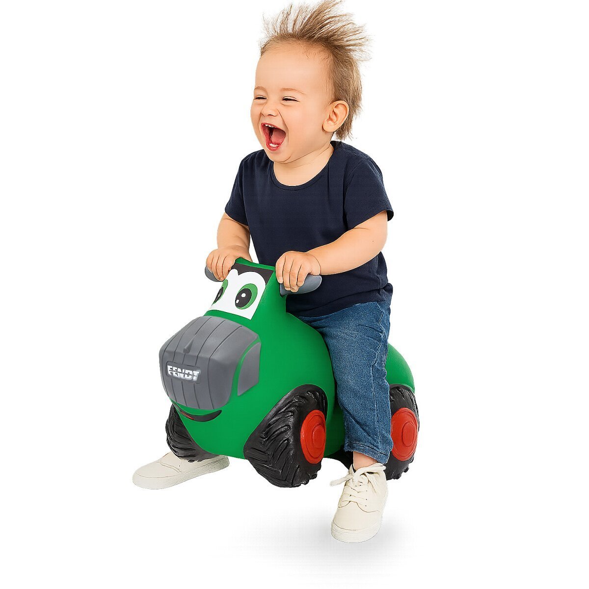 JAMARA Fendt Hüpftraktor HoppyDoo mit Pumpe ab 12 Monaten