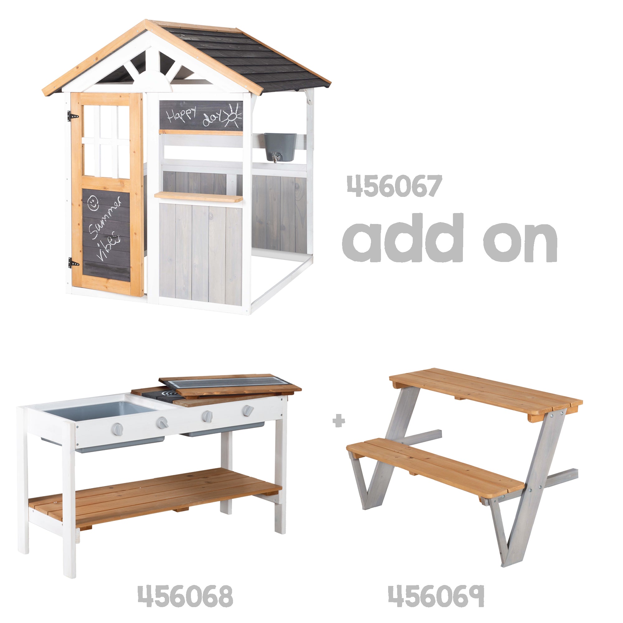 Roba 456068 Küchenerweiterungsset für Spielhaus – Outdoor + - Bild 3 Roba 456068 Küchenerweiterungsset für Spielhaus – Outdoor + - Produktbild 3
