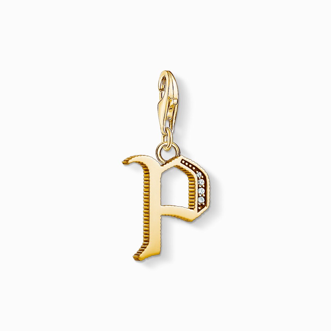 Thomas Sabo Anhänger Charm-Club Buchstabe P 1622-414-39 Thomas, Sabo, Anhänger, Charm-Club, Buchstabe, P, 1622-414-39, Zubehor, Ohrring, Schmuck