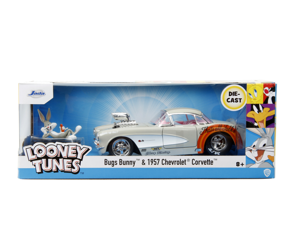 Jada Bugs Bunny&1957 Chevrolet Corvette 1:24