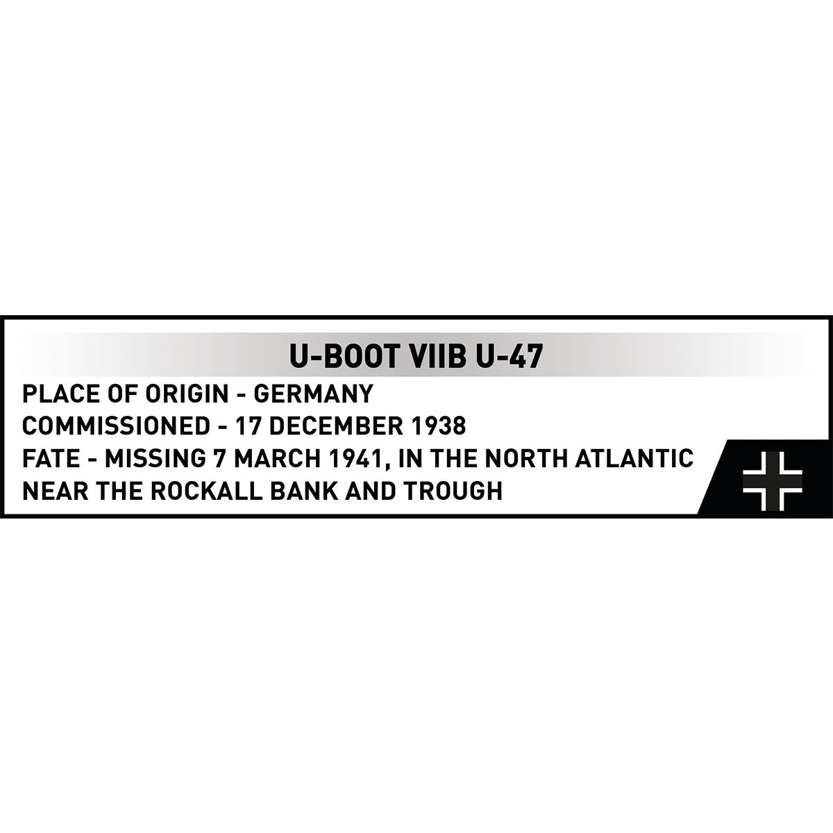 COBI 4858 - Deutsches U-BOOT U-47 - Bild 10 COBI 4858 - Deutsches U-BOOT U-47 - Bild 10