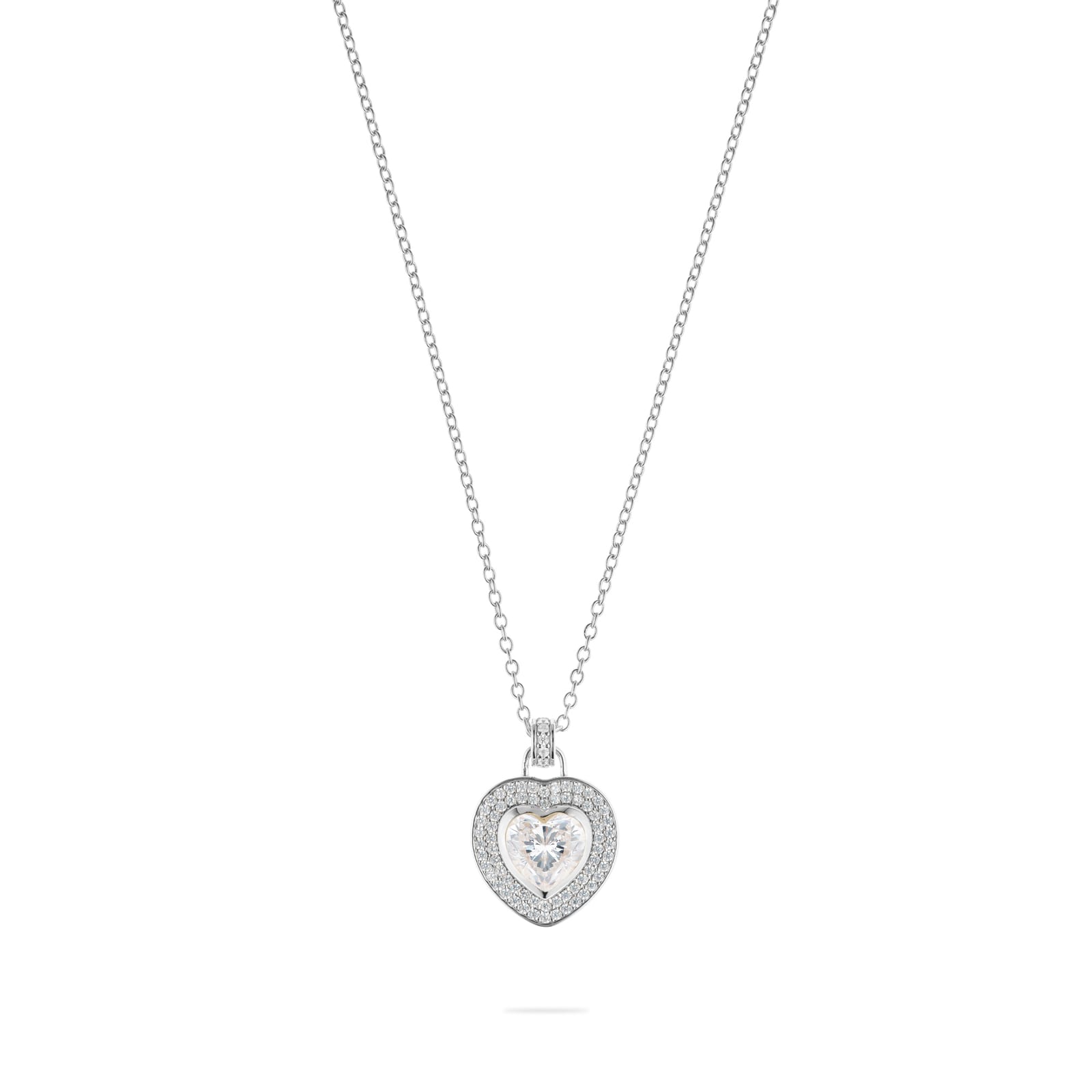 JETTE S.K2E04900 KETTE BELOVED HERZ SILBER 45+3 CM JETTE S.K2E04900 KETTE BELOVED HERZ SILBER 45+3 CM