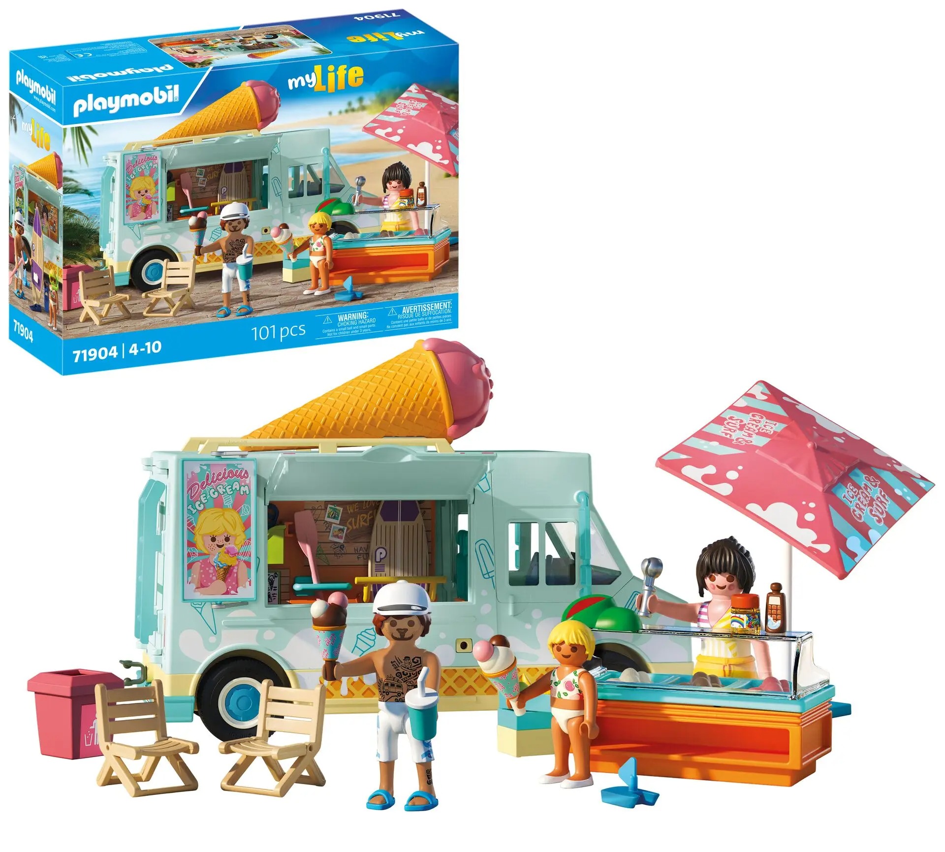 PLAYMOBIL 71904 My Life: Ice Cream Truck mit Surfshop PLAYMOBIL 71904 My Life: Ice Cream Truck mit Surfshop