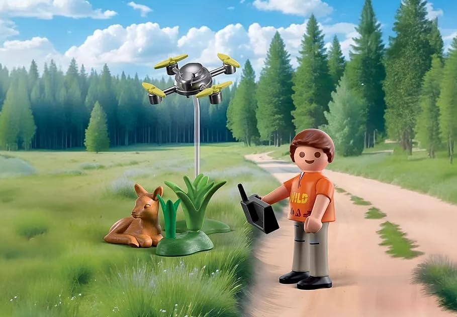 PLAYMOBIL 71880 Rehkitz-Rettung mit Drohne Tierliebe trifft Hightech PLAYMOBIL 71880 Rehkitz-Rettung mit Drohne Tierliebe trifft Hightech