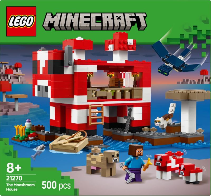 LEGO® Minecraft™ 21270 Das Pilzkuh-Haus