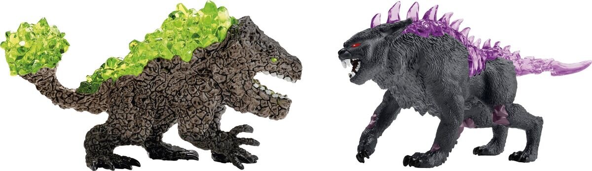 schleich ELDRADOR CREATURES 70827 Schattenluchs vs. Felsbrecher Tier, Dinosaurier, Reptil
