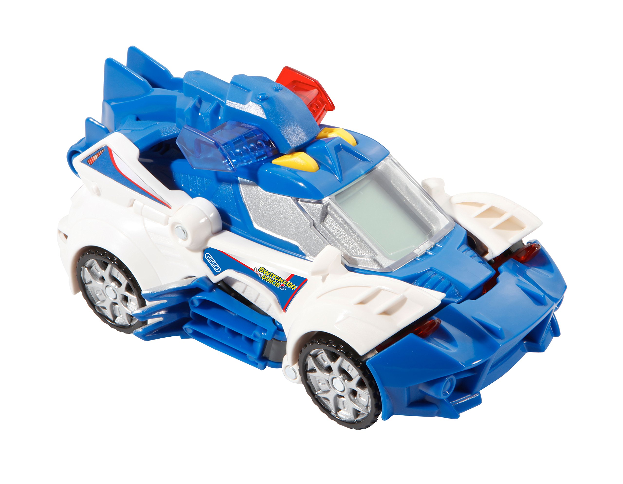 VTech Switch & Go Dinos Therizinosaurus 2-in-1 Transformer, ab 3 Jahren VTech Switch & Go Dinos Spinosaurus transformiert von Fahrzeug zu Dino, mit Sound, Licht und Motorgeräuschen, robustes Design, ab 3 Jahren, Maschine, Rad, Spielzeug