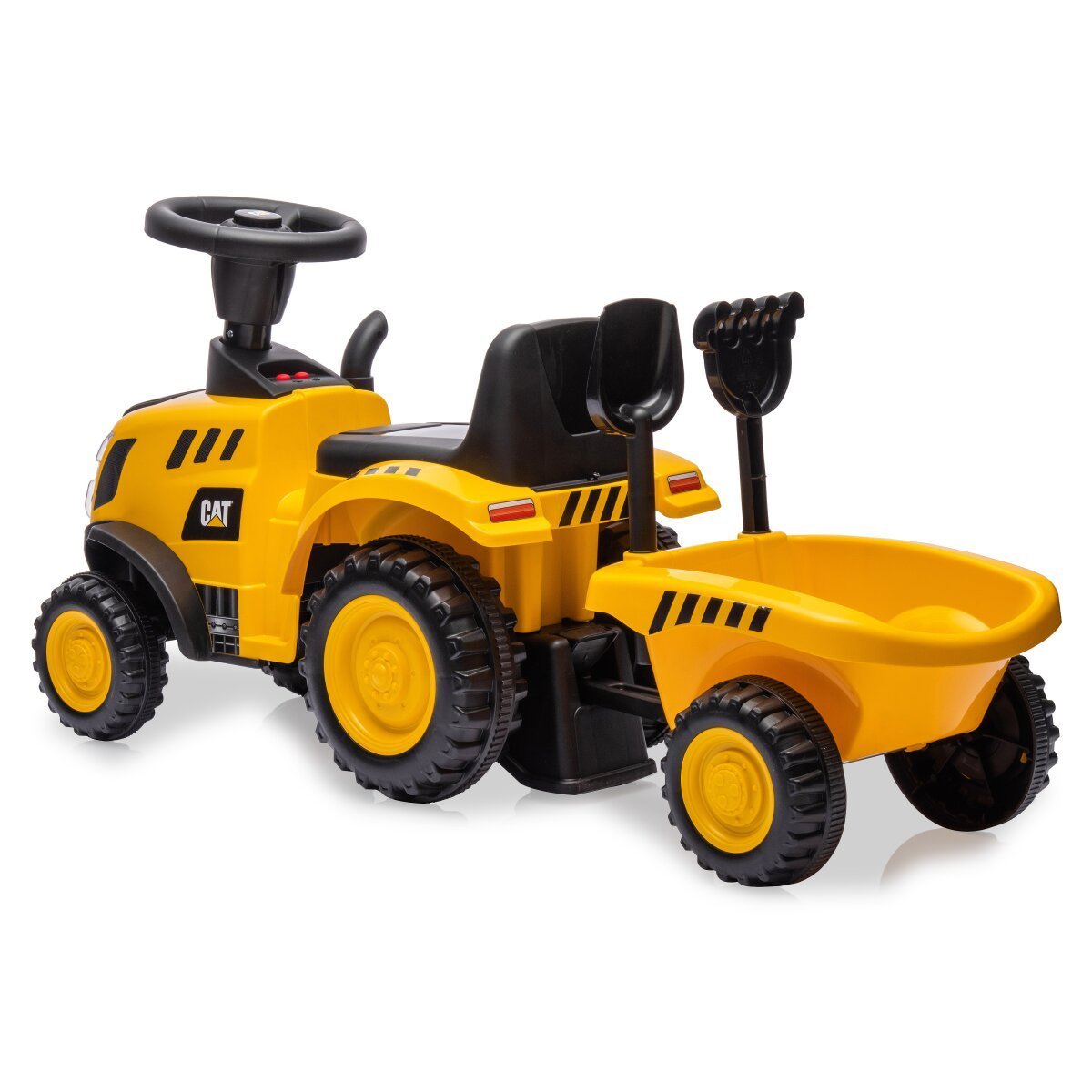 JAMARA Rutscher Caterpillar Traktor mit Anhänger gelb 2in1 ab 12 Monaten JAMARA Rutscher Caterpillar Traktor mit Anhänger gelb 2in1 ab 12 Monaten