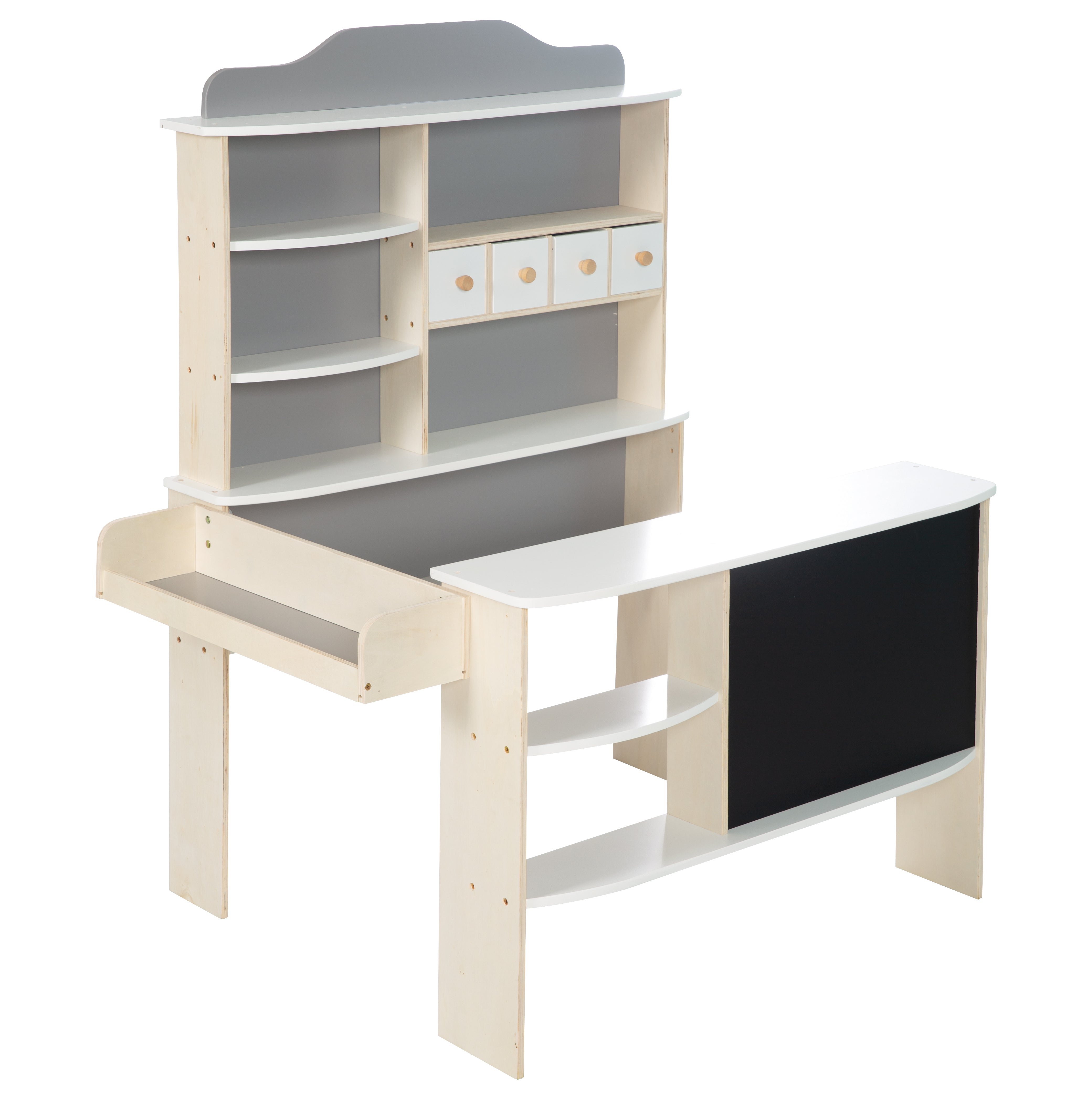 Roba 9892GA Verkaufsstand grau – Rollenspiel - Bild 1 Roba 9892GA Verkaufsstand grau – Rollenspiel - grau - Rollenspiel - Produktbild 1
