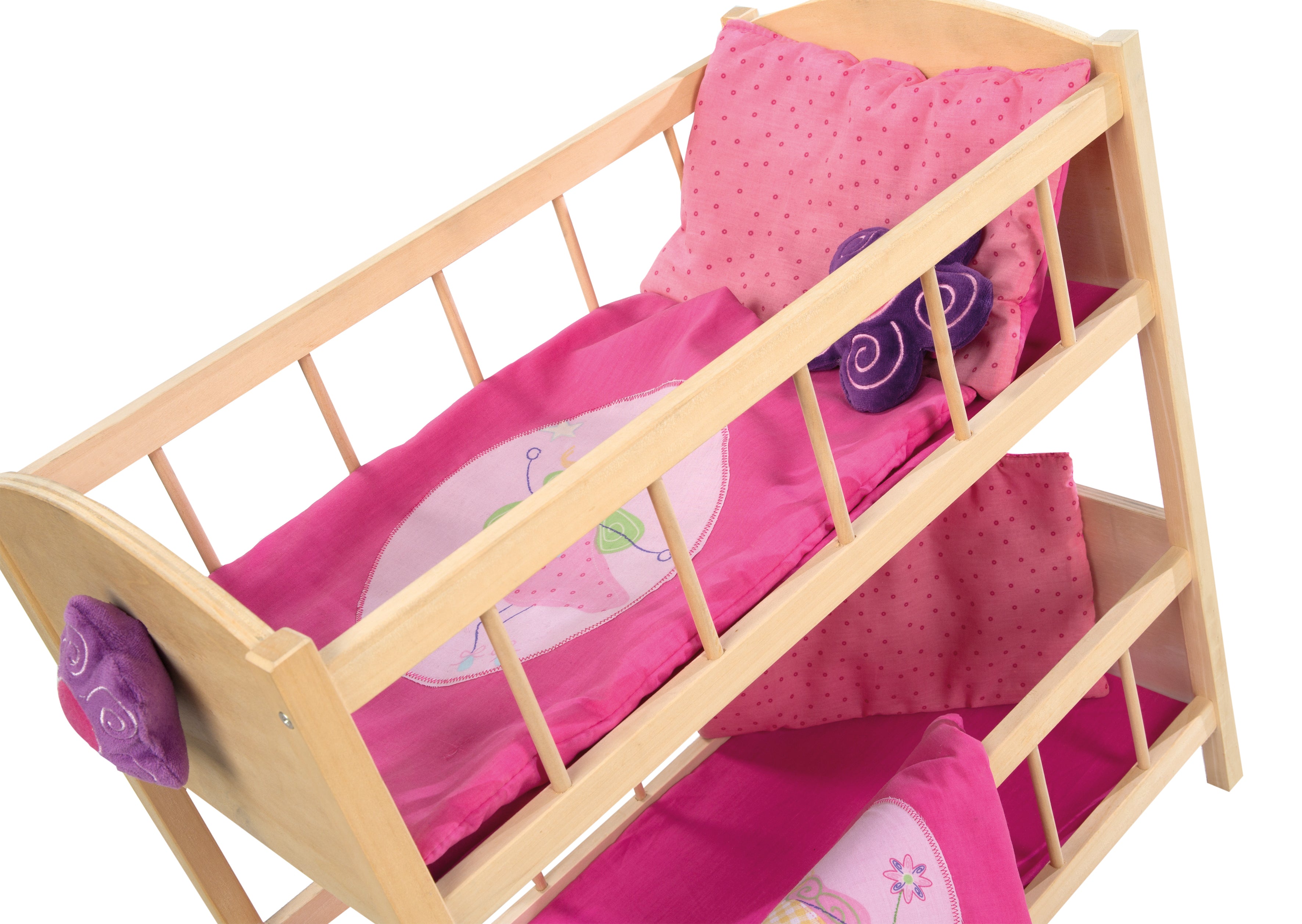 Roba 97231 Puppenetagenbett Happy Fee natur lackiert – Puppenmöbel & Häuser - Bild 5 Roba 97231 Puppenetagenbett Happy Fee natur lackiert – Puppenmöbel & Häuser - Produktbild 5