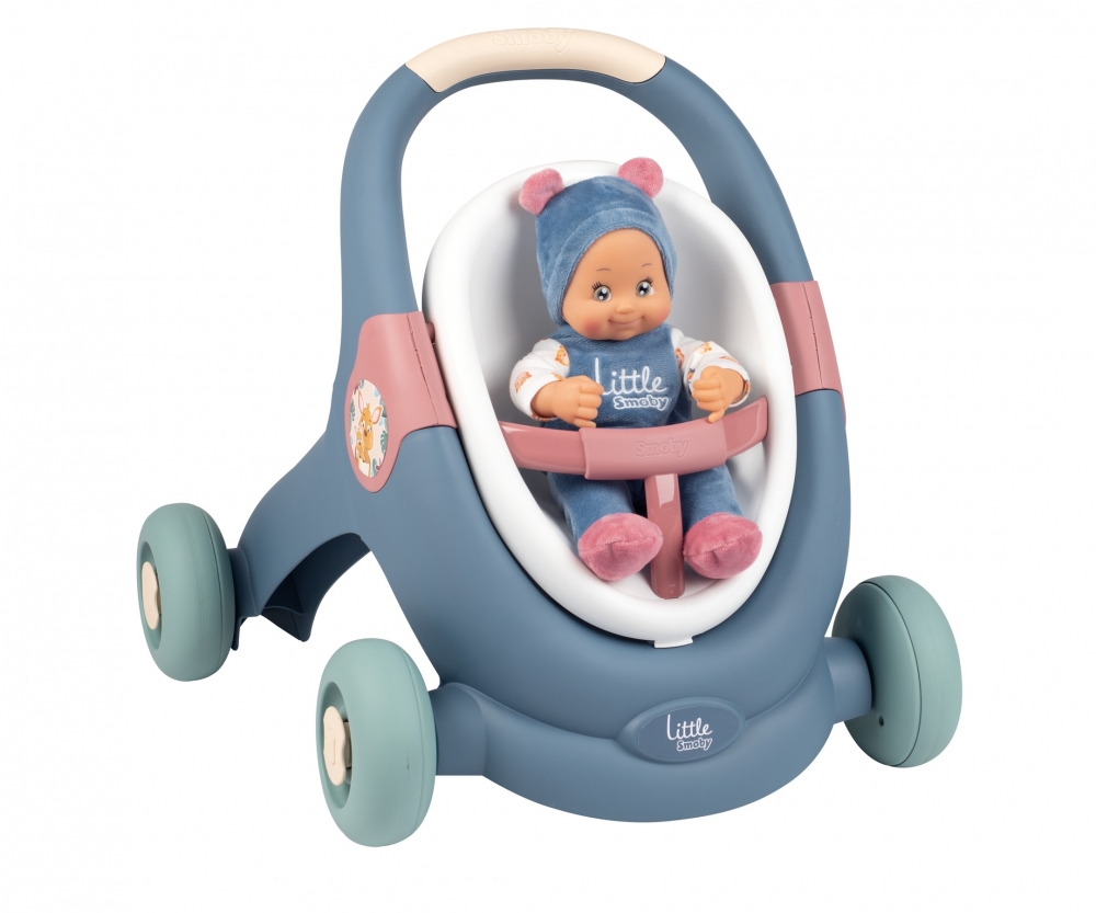 Smoby Smoby LS 3-in1 Lauflernwagen + Puppe Smoby Smoby LS 3-in1 Lauflernwagen + Puppe