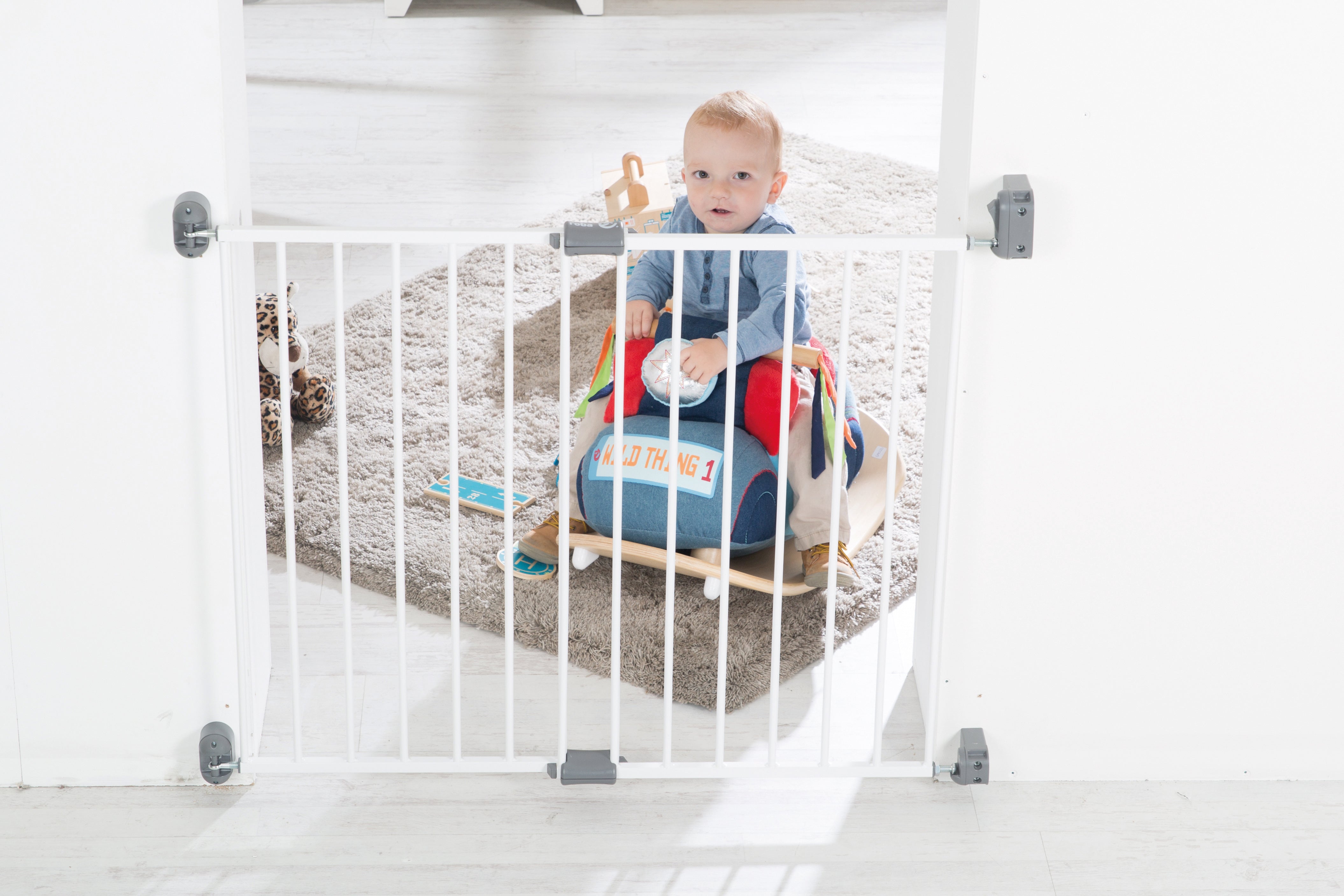 Roba 215045WE Türschutzgitter Metall weiß - Bild 5 Roba 215045WE Türschutzgitter Metall weiß - Produktbild 5