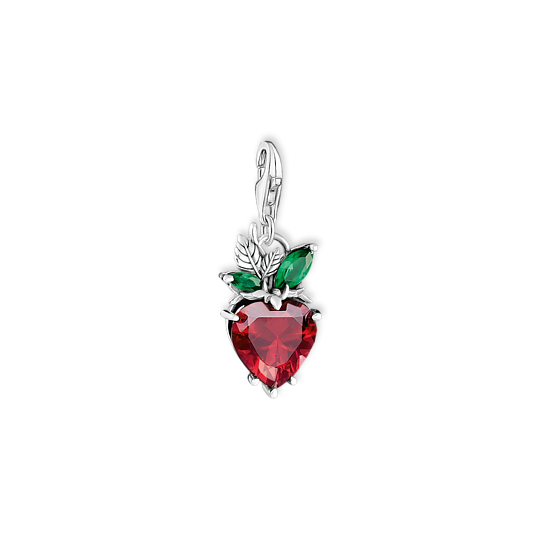 Thomas Sabo Anhänger Charm-Club Erdbeere Silber Thomas, Sabo, Anhänger, Charm-Club, Erdbeere, Silber, Zubehor, Schmuck, Edelstein, Person, Ohrring