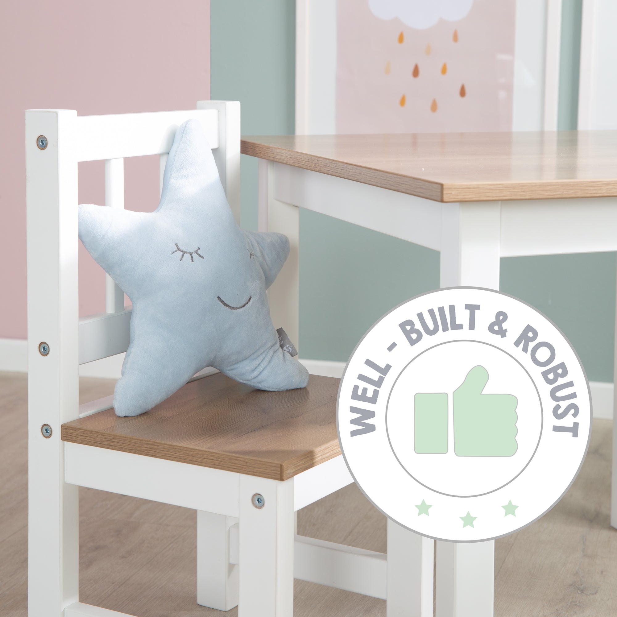 Roba 450040HWE Kindersitzgruppe weiß – Spielmöbel - Bild 17 Roba 450040HWE Kindersitzgruppe weiß – Spielmöbel - Produktbild 17