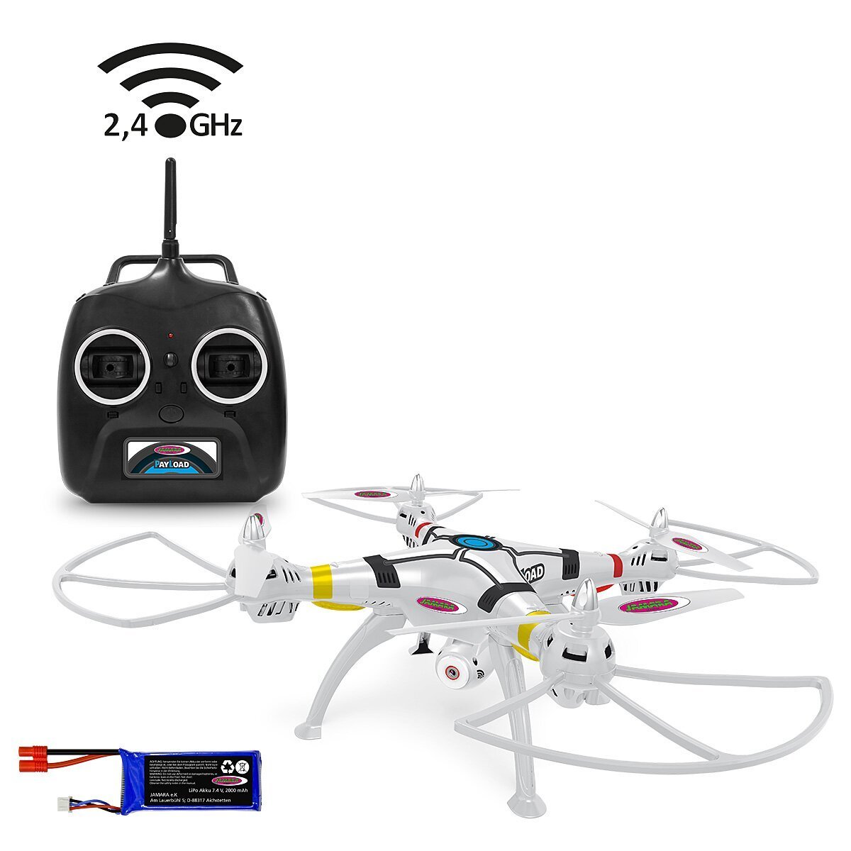JAMARA Payload Altitude Drone HD FPV Wifi Kompass Flyback ab 14 Jahren JAMARA Payload Altitude Drone HD FPV Wifi Kompass Flyback ab 14 Jahren