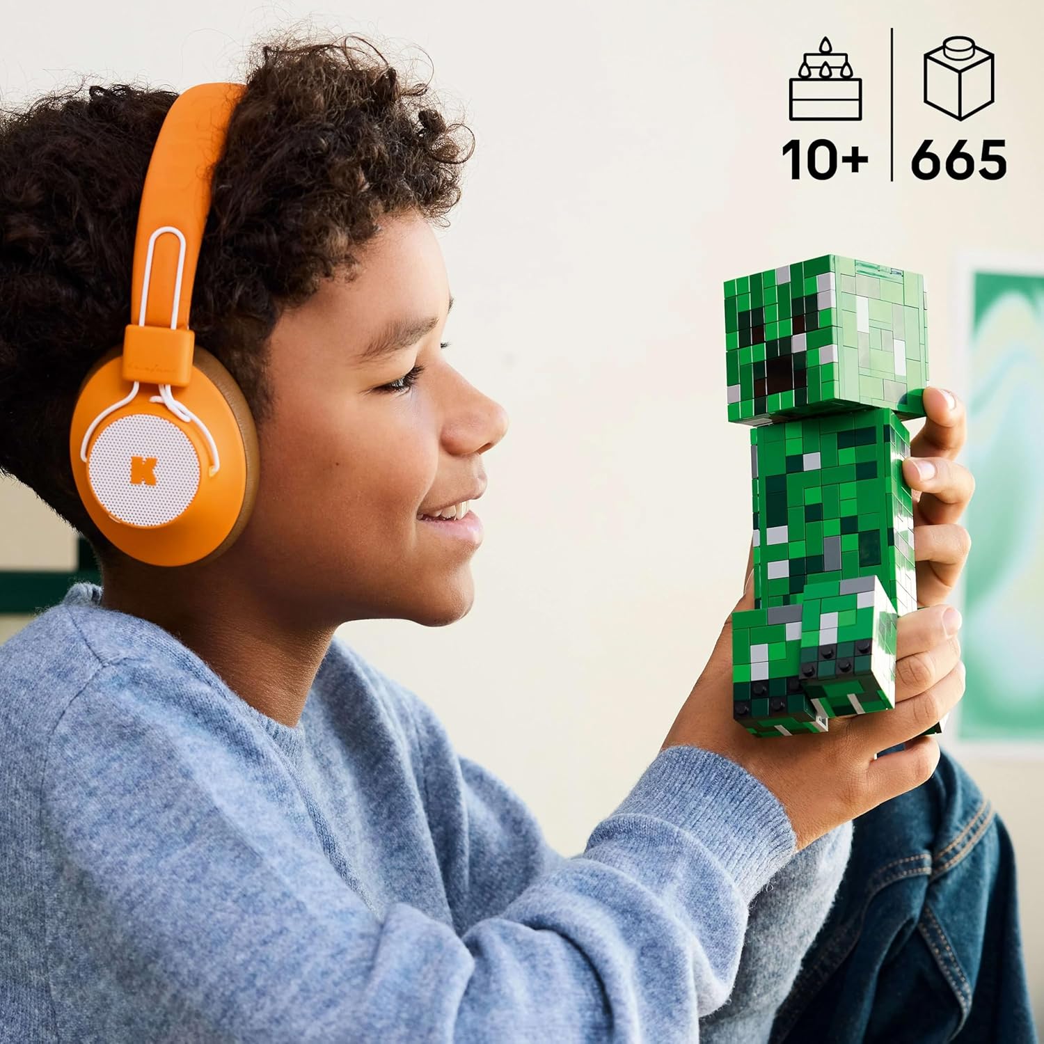 LEGO® Minecraft™ 21276 Der Creeper™ Person, Elektronik, Kopfhörer