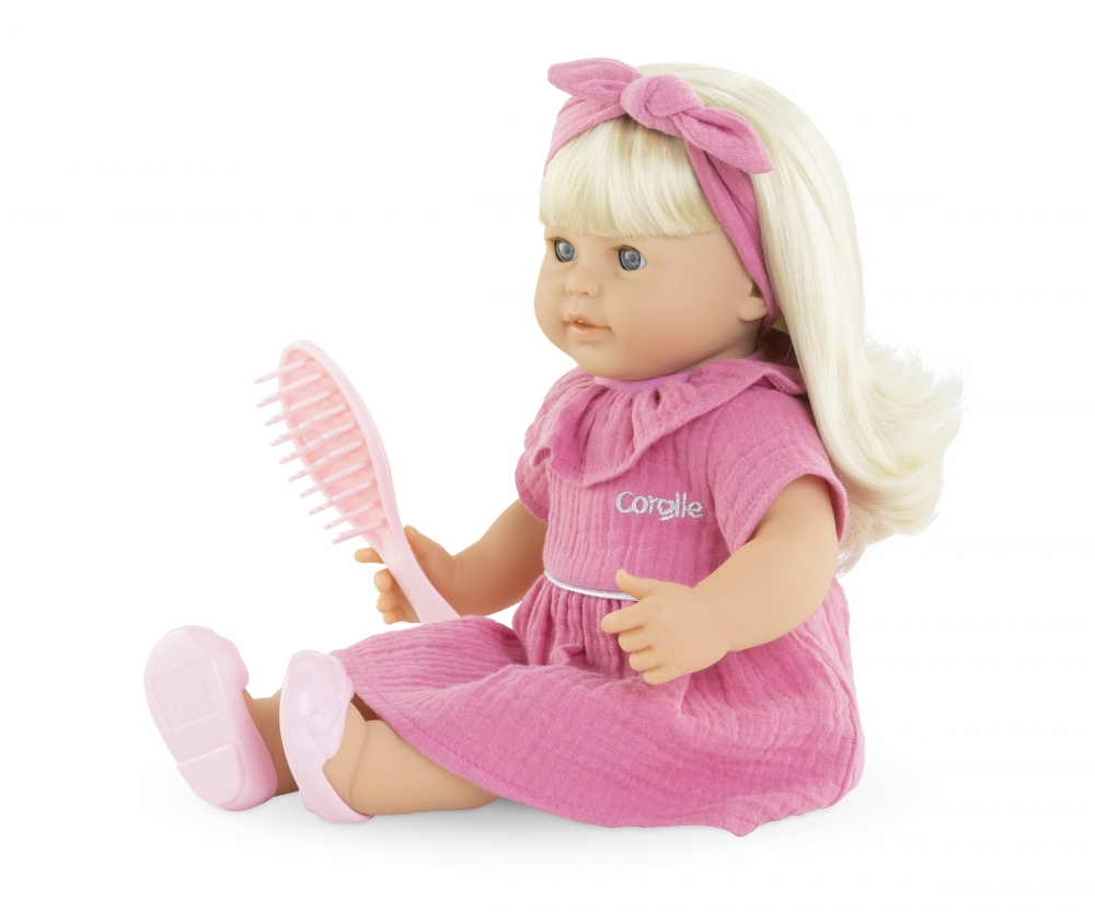 Corolle Jade. blond Puppe, Spielzeug, Werkzeug, Zahnbürste, Gesicht